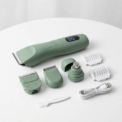 4 in 1 Electric Pet Grooming Kit - Hair Trimmer, Clippers, Nail Grinder for Cats & Dogs
