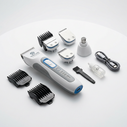 4 in 1 Electric Pet Grooming Kit - Hair Trimmer, Clippers, Nail Grinder for Cats & Dogs