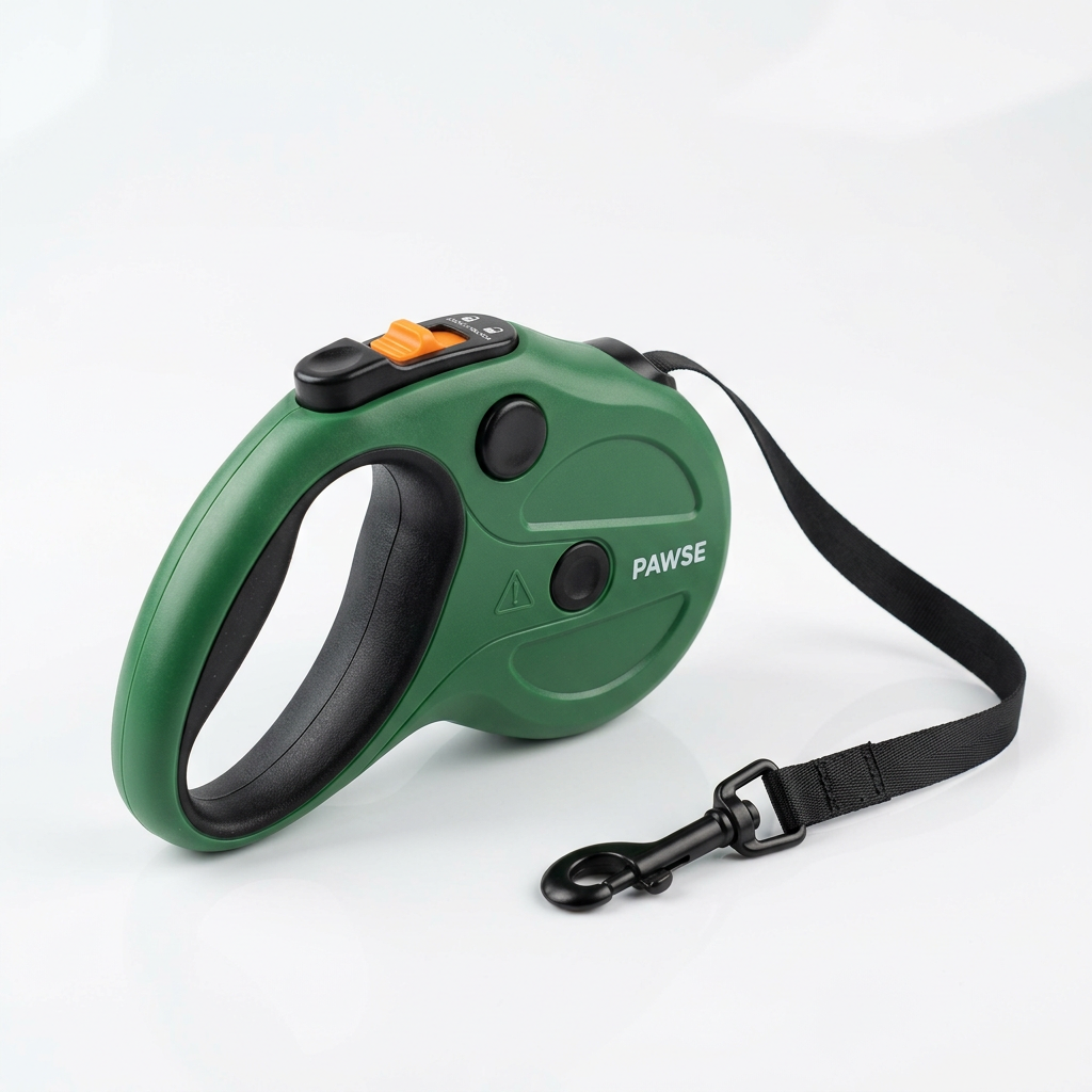 Automatic Retractable Dog Leash - Dual Size Options with Brake & Lock Safety System